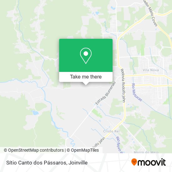 Sítio Canto dos Pássaros map