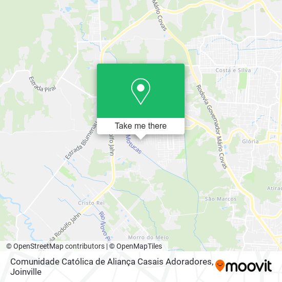 Comunidade Católica de Aliança Casais Adoradores map