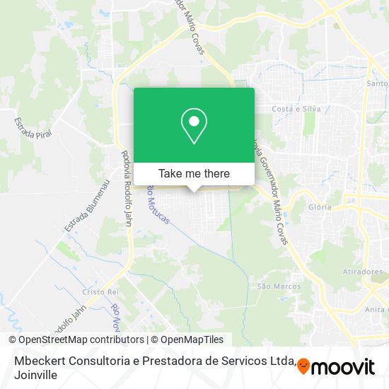 Mapa Mbeckert Consultoria e Prestadora de Servicos Ltda