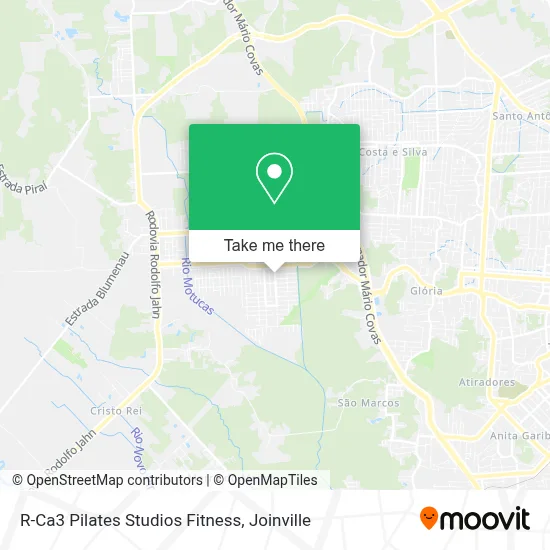R-Ca3 Pilates Studios Fitness map