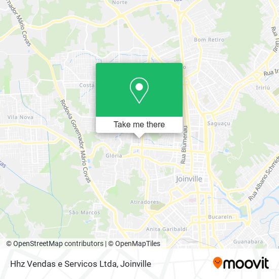 Hhz Vendas e Servicos Ltda map