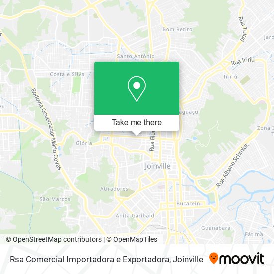 Rsa Comercial Importadora e Exportadora map