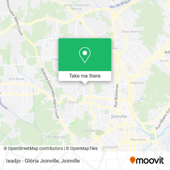 Ieadjo - Glória Joinville map
