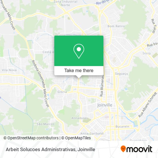 Arbeit Solucoes Administrativas map
