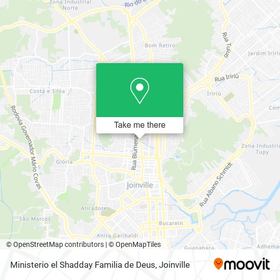 Mapa Ministerio el Shadday Familia de Deus