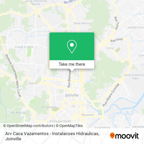 Arv Caca Vazamentos - Instalacoes Hidraulicas map