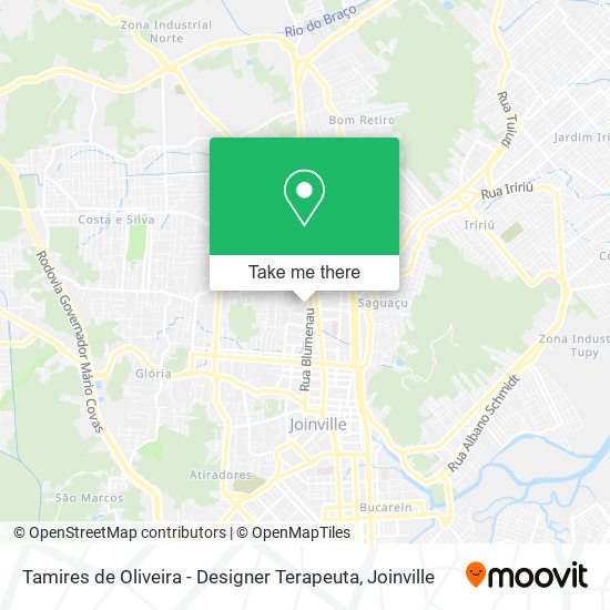 Tamires de Oliveira - Designer Terapeuta map