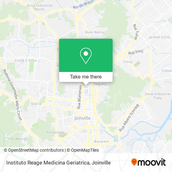Instituto Reage Medicina Geriatrica map