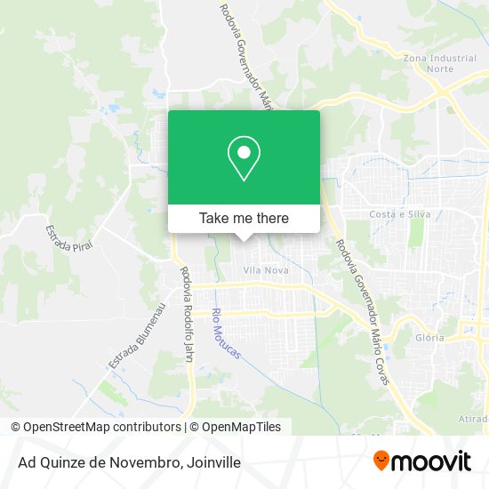 Ad Quinze de Novembro map