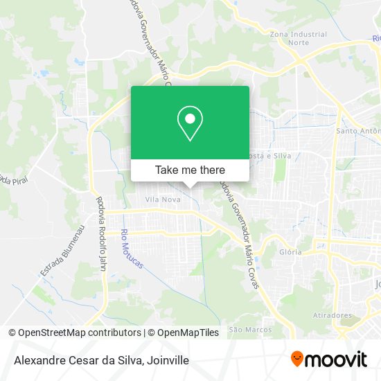 Alexandre Cesar da Silva map