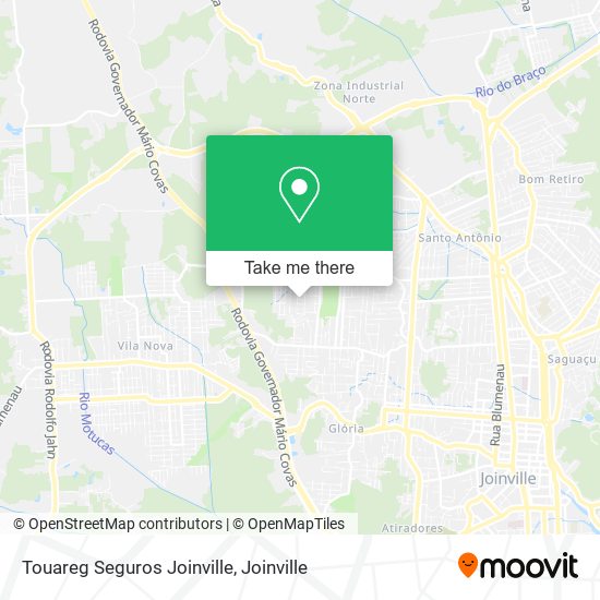 Mapa Touareg Seguros Joinville