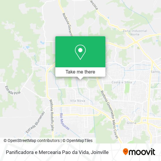 Panificadora e Mercearia Pao da Vida map
