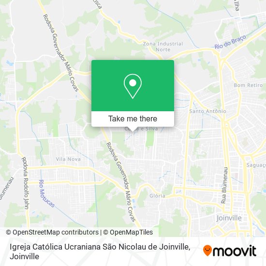 Igreja Católica Ucraniana São Nicolau de Joinville map