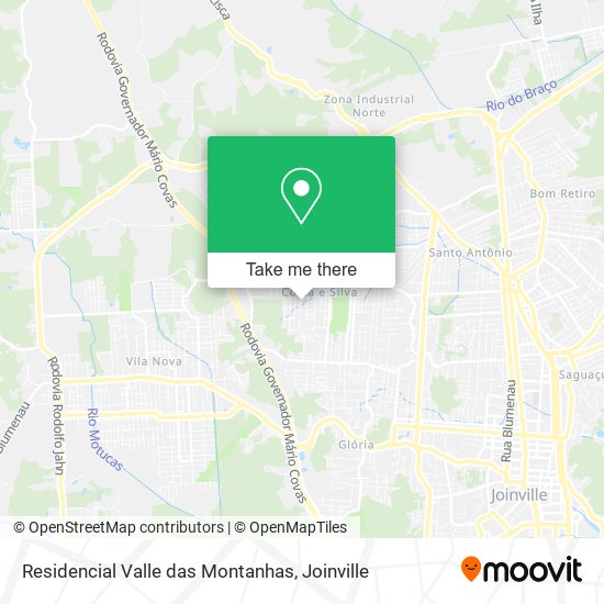 Residencial Valle das Montanhas map