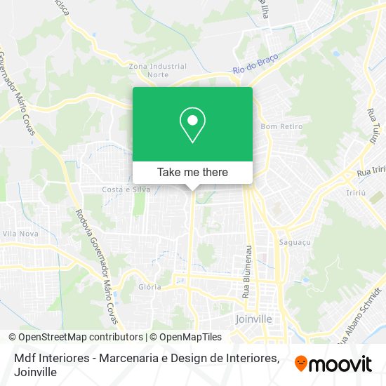 Mdf Interiores - Marcenaria e Design de Interiores map