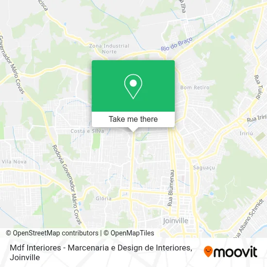 Mdf Interiores - Marcenaria e Design de Interiores map