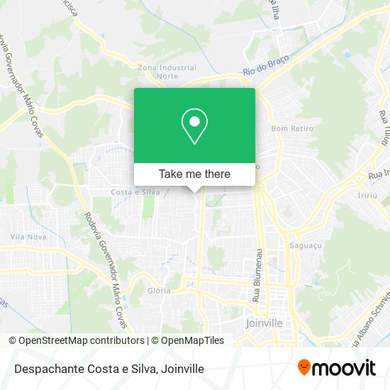 Despachante Costa e Silva map
