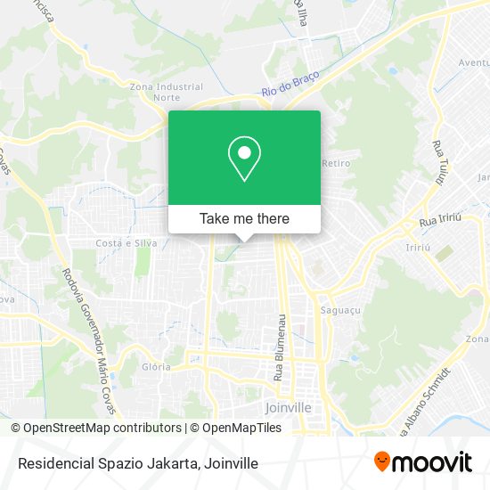 Mapa Residencial Spazio Jakarta