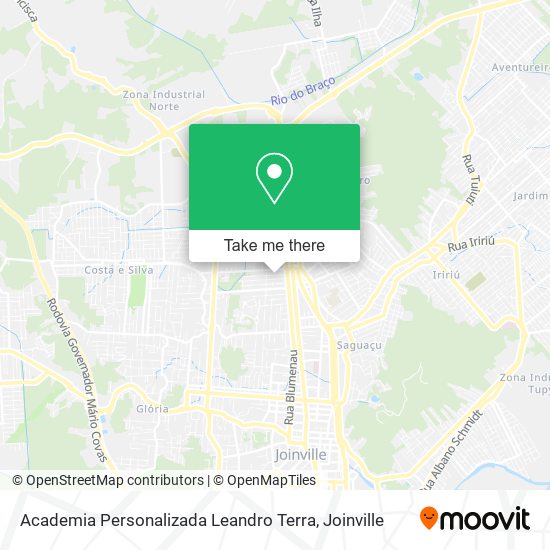 Mapa Academia Personalizada Leandro Terra