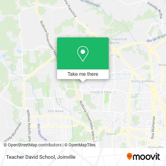 Mapa Teacher David School