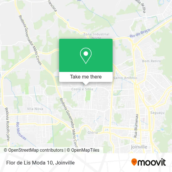 Flor de Lis Moda 10 map