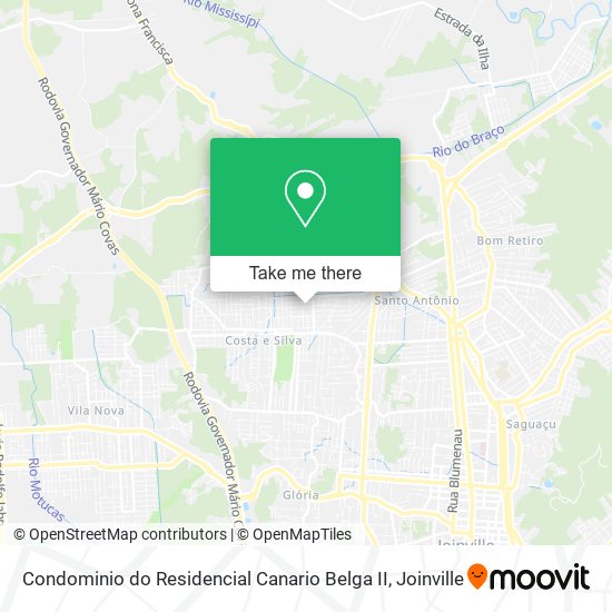 Condominio do Residencial Canario Belga II map