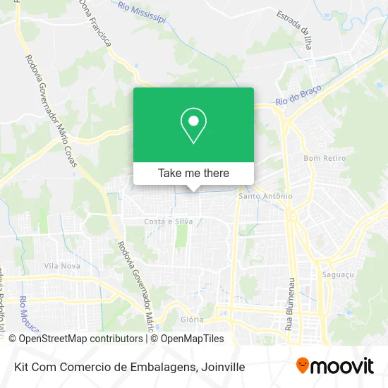 Kit Com Comercio de Embalagens map