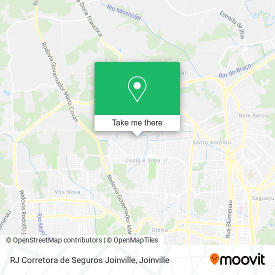 RJ Corretora de Seguros Joinville map