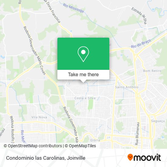 Condominio las Carolinas map