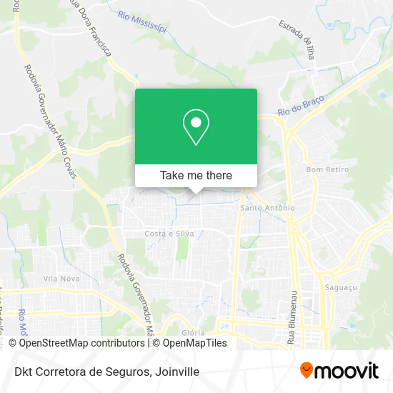 Dkt Corretora de Seguros map