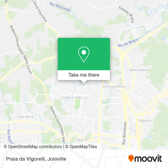 Praia da Vigorelli map