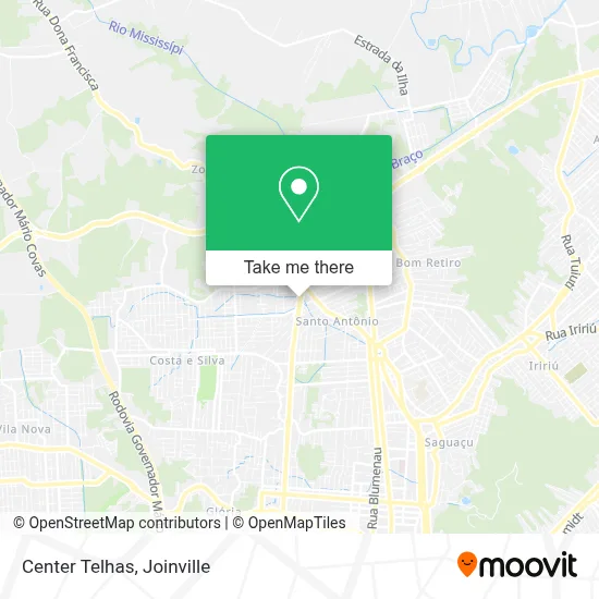 Center Telhas map