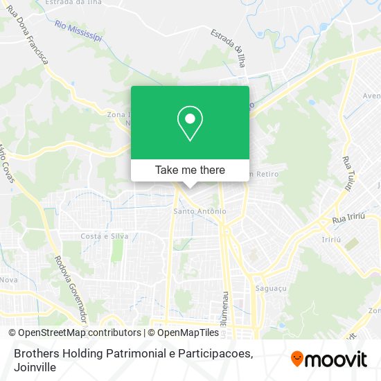 Brothers Holding Patrimonial e Participacoes map