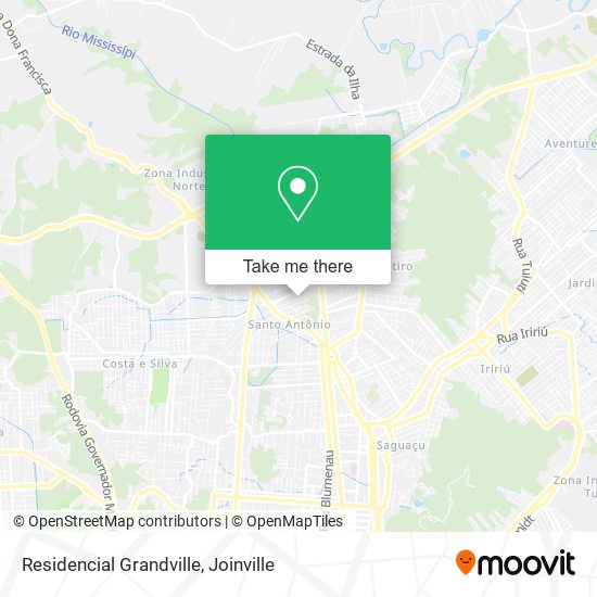 Residencial Grandville map