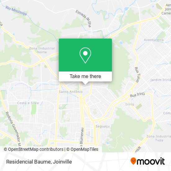 Residencial Baume map