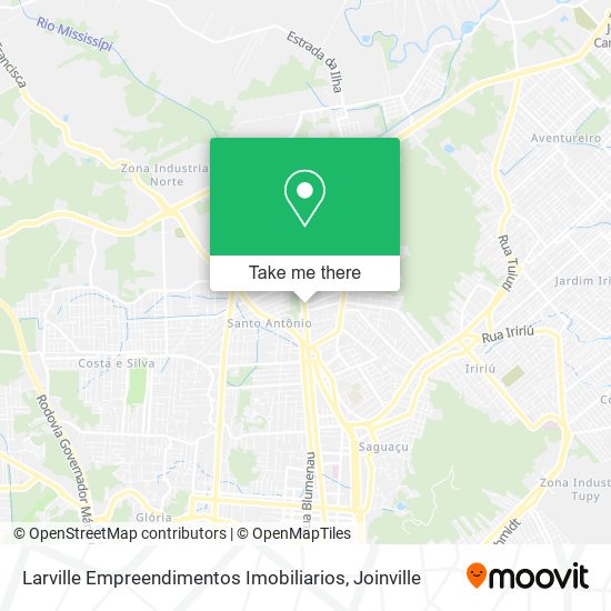 Larville Empreendimentos Imobiliarios map