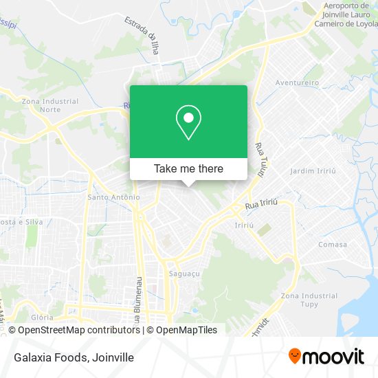 Galaxia Foods map