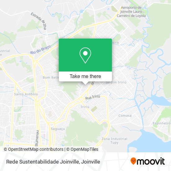 Rede Sustentabilidade Joinville map
