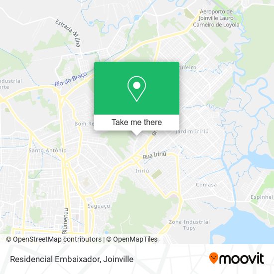 Residencial Embaixador map