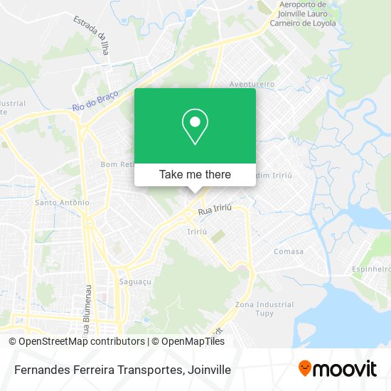 Mapa Fernandes Ferreira Transportes