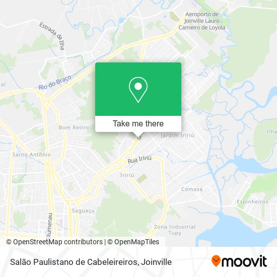 Salão Paulistano de Cabeleireiros map