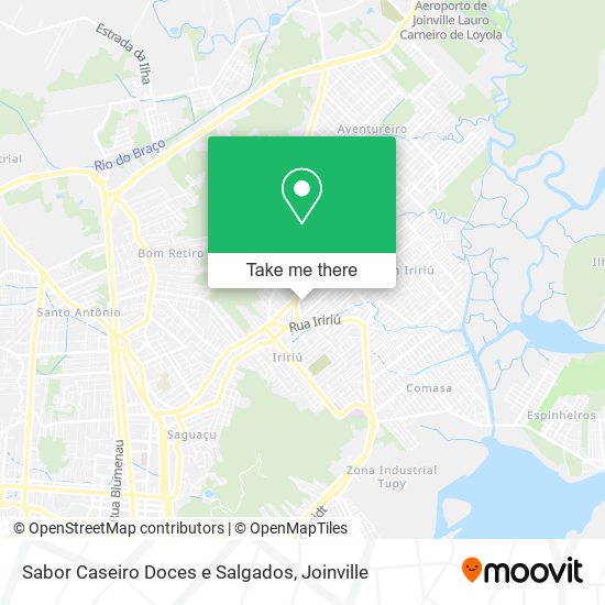 Sabor Caseiro Doces e Salgados map