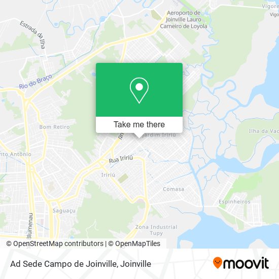 Ad Sede Campo de Joinville map