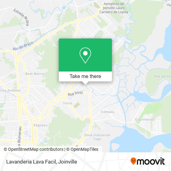 Lavanderia Lava Facil map