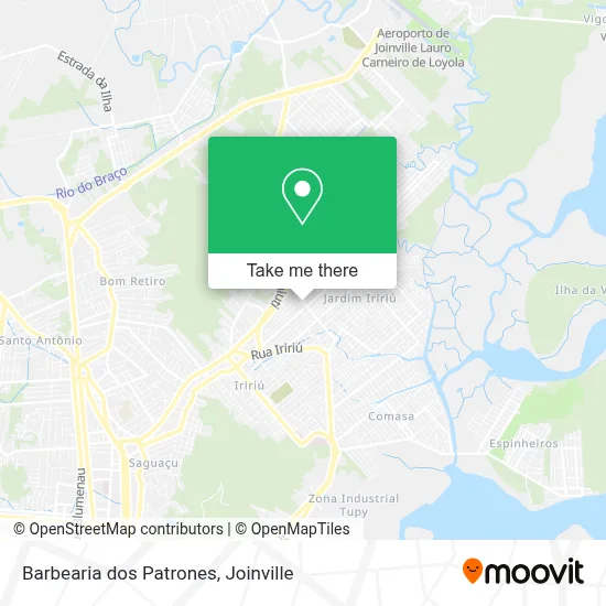 Barbearia dos Patrones map