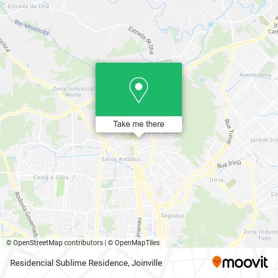 Residencial Sublime Residence map