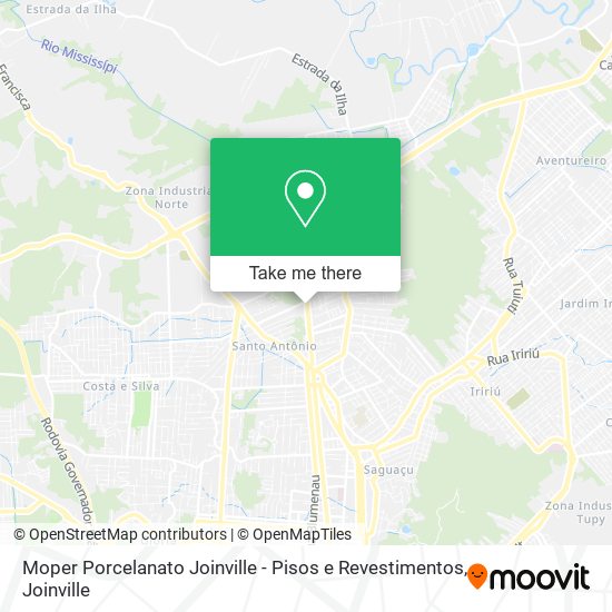 Moper Porcelanato Joinville - Pisos e Revestimentos map