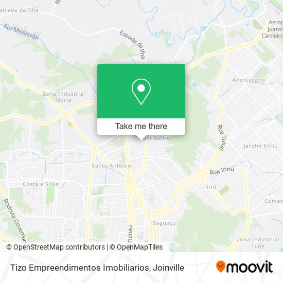 Tizo Empreendimentos Imobiliarios map