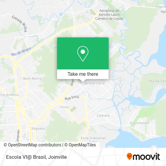 Escola VI@ Brasil map