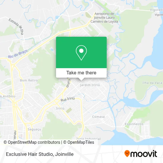 Exclusive Hair Studio map